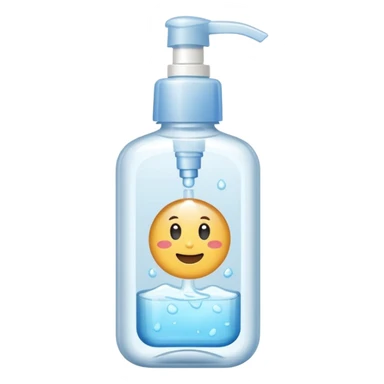 hand sanitizer without pump sticker