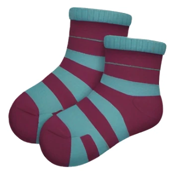 a pair of socks sticker