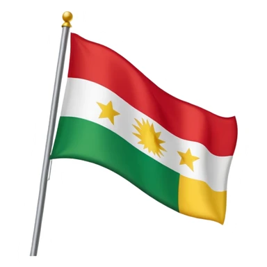 Kürdistan bayrak emoji sticker