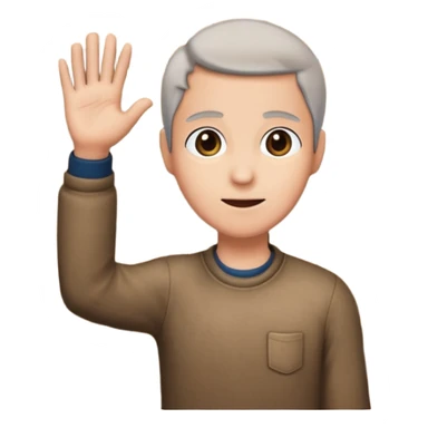 persona abriendo peurta sticker