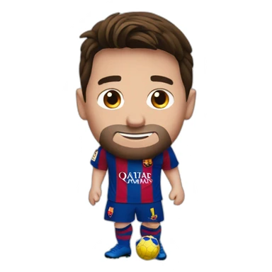 Messi barcelona sticker