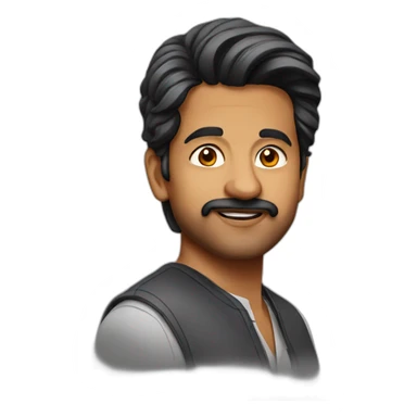 indian actor vijay  sticker