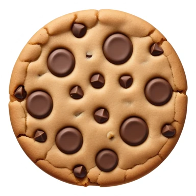 Cookie with bite mark sticker