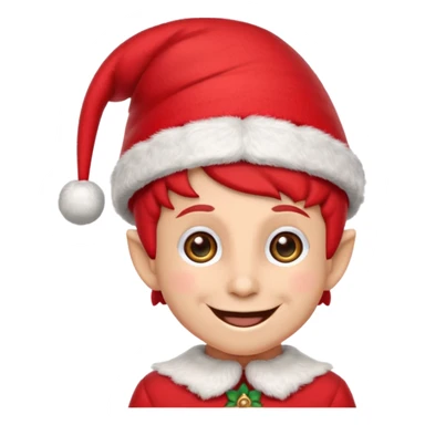 Make an emoji of elf on the shelf  sticker