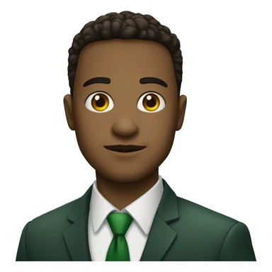 Jovem advogado de olhos verdes sticker