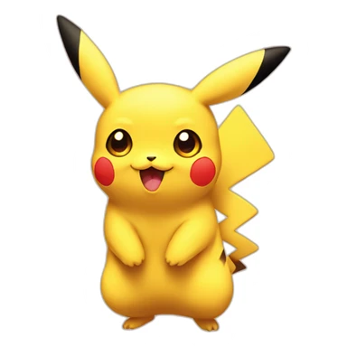 Pikachu in love sticker