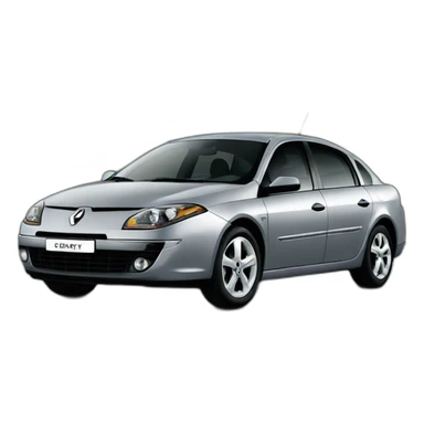 Renault laguna iii grey sticker