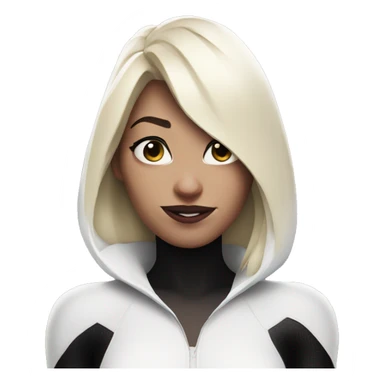 spider gwen half body sticker