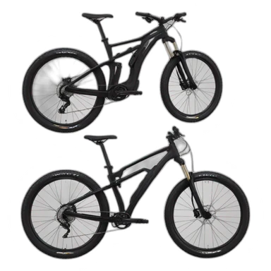 All black steppenwolf typhoon mountain bike sticker