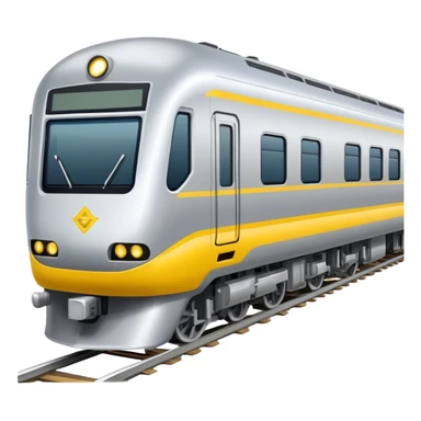 Australian passenger train (Iconic colour: Silver and yellow) sticker