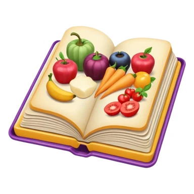 Aesthetic cookbook sticker
