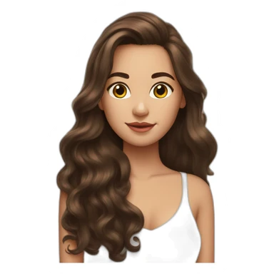 my-beautiful-brunette,-hazel-eyed,-with-beautiful-hair, -looks left sticker
