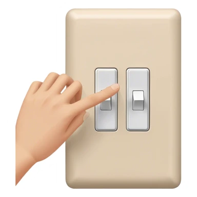 The hand that turns off the lights sticker