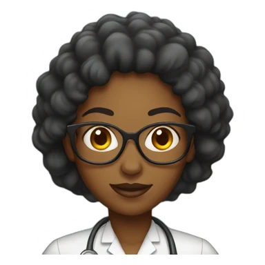 black woman scientist sticker