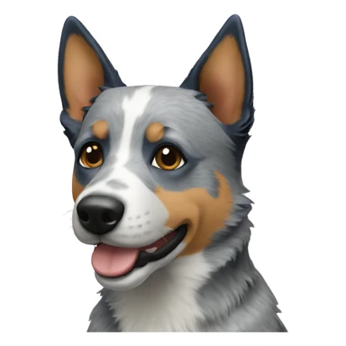 Blue heeler dog sticker