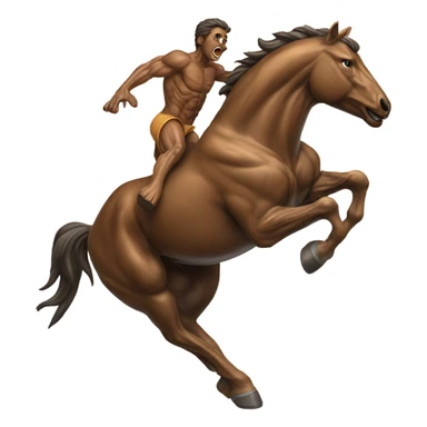 Bronco stomping  sticker