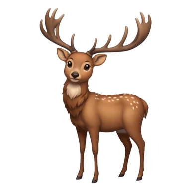 a new yeas's deer sticker