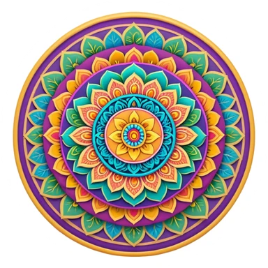 Beautiful hindi mandala  sticker
