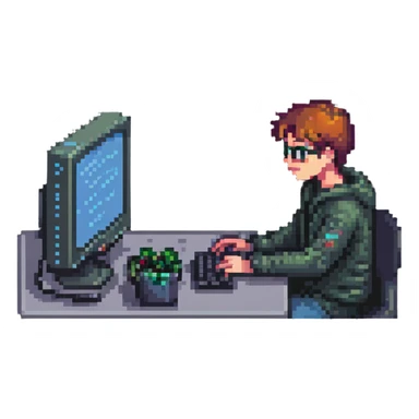 programmer deleting codes from computer sticker