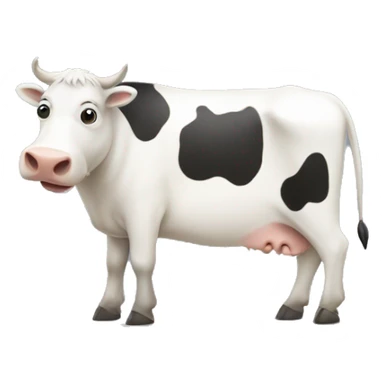 mix of a seal and a cow  sticker