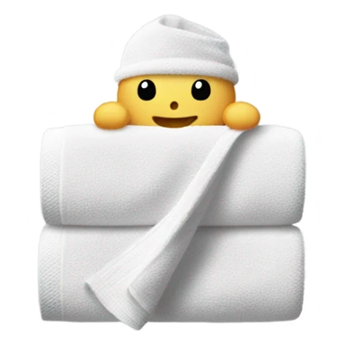 towel for hand sticker