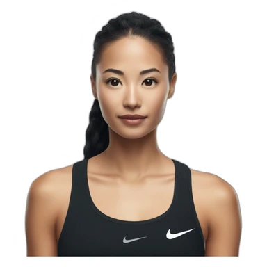 Nike logo black swoosh sticker