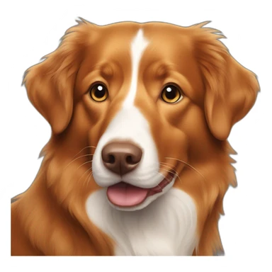 nova scotia duck tolling retriever sticker