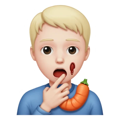 Choking self sticker