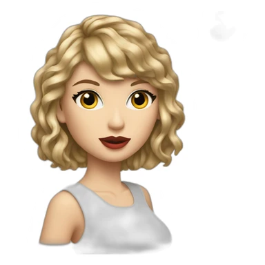 Taylor swift with a k ice sticker