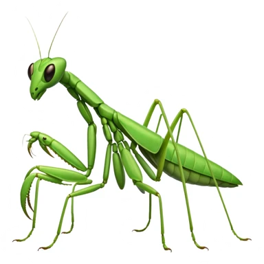 Praying mantis emoji sticker