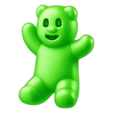 Sour patch kid gummy green sticker