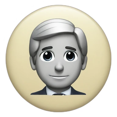 Michael Scott with plaque written NATHALIA sticker