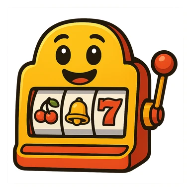 slot machine emoji cartoon sticker