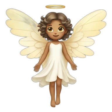 cute Angel fairy with wings sticker
