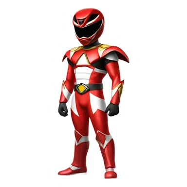 Red power ranger sticker