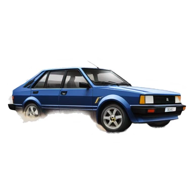 FSO polonez polish car drift sticker