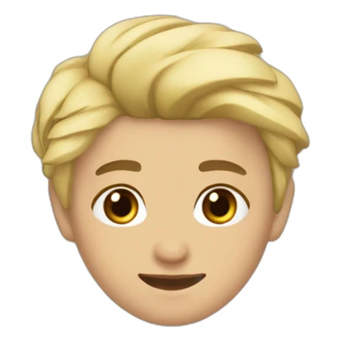 Glorya-brune-Cesar-blond sticker