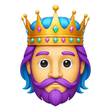 Create King Of Arts logo sticker