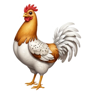 a chicken sticker