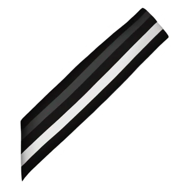Thin silver line flag  sticker
