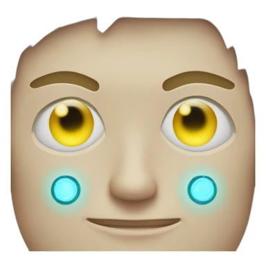 Super hero electro eyes sticker