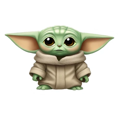 baby yoda from russia sticker