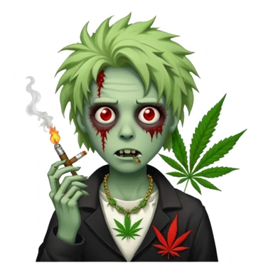 make me zombie high from weeds sticker