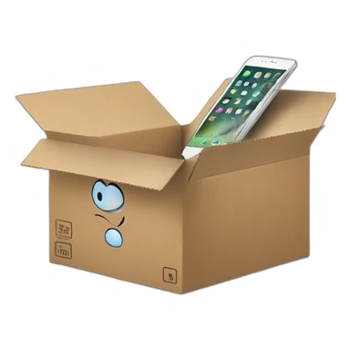 a comics box open with comics issu in sticker