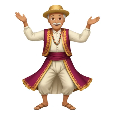  Halay çeken dede sticker