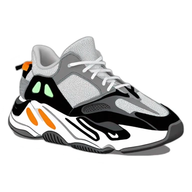 Adidas Yeezy waverunner sneakerd sticker