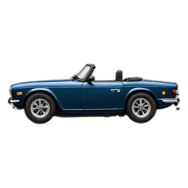 Triumph tr6 sticker