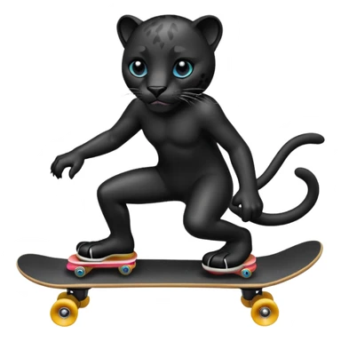 Panther skateboard  sticker