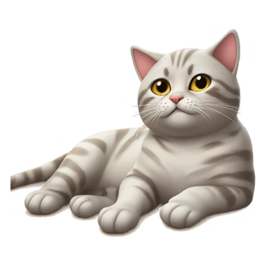 gato rindo em uma praia sticker