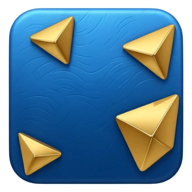 Blue and golden Yes sticker